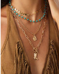 Gold Western Necklace Set