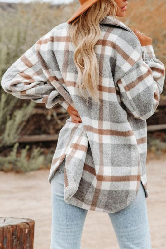 Cozy Plaid Flannel Shacket
