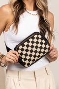 Checkered Crossbody/Waist Bag