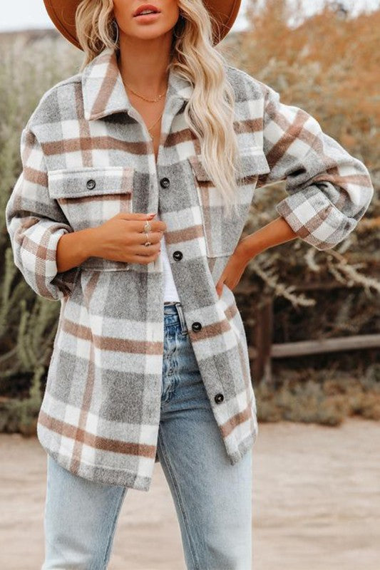 Cozy Plaid Flannel Shacket